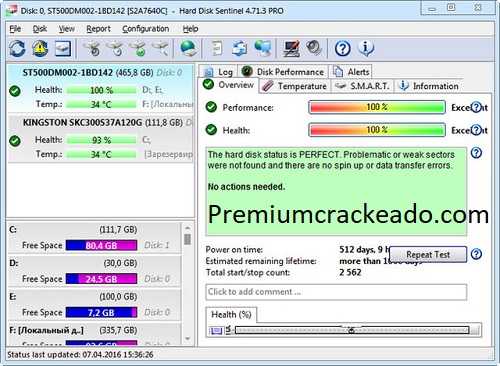 Hard Disk Sentinel Pro Crackeado