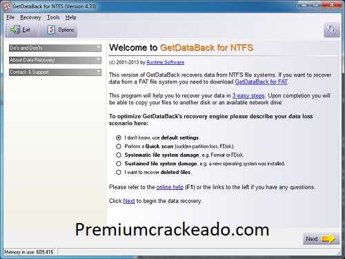 GetDataBack Crackeado